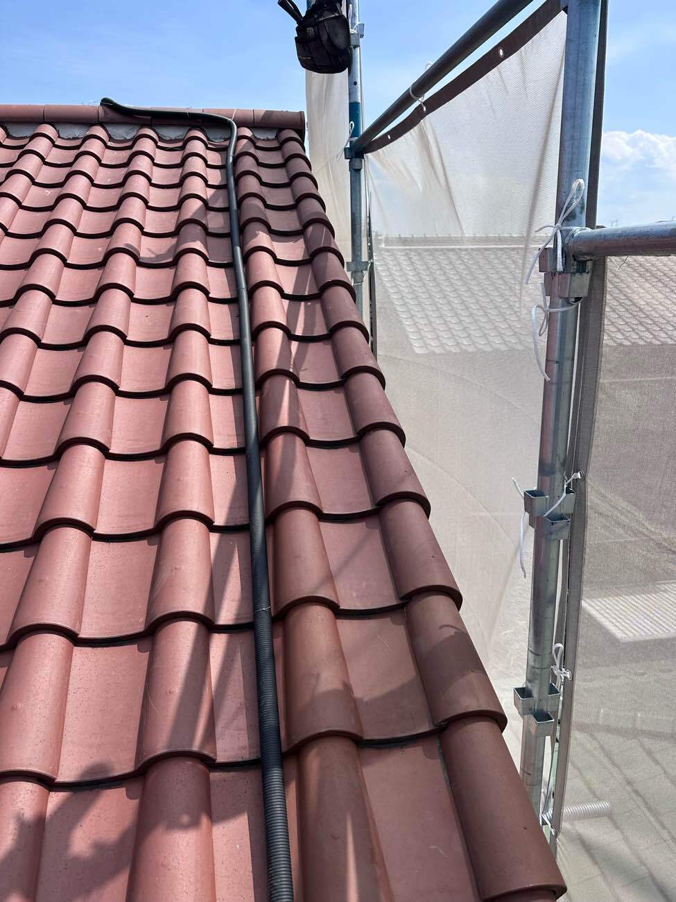 名古屋市　ケラバ部分の施工完了