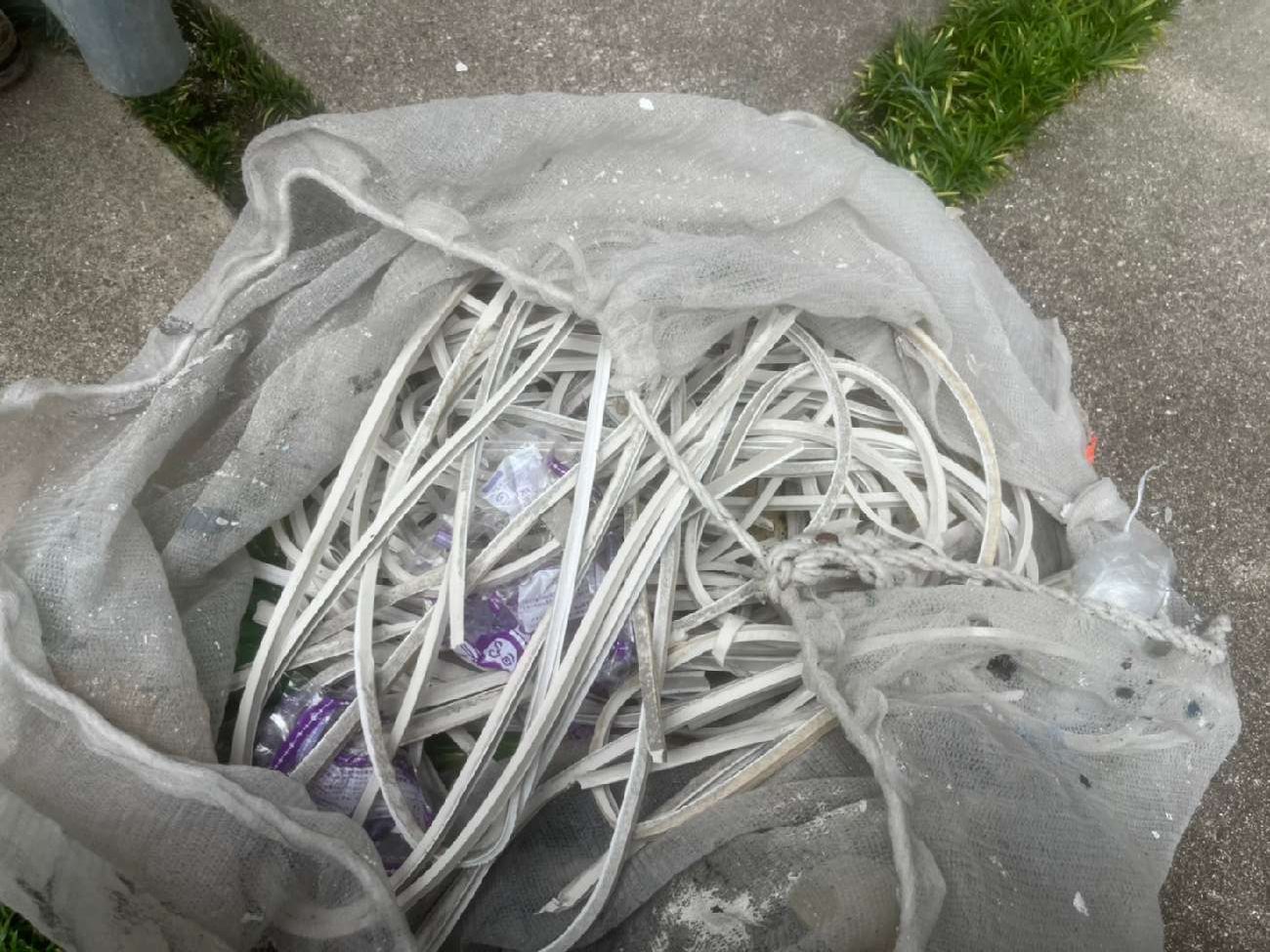 取り除いたコーキング