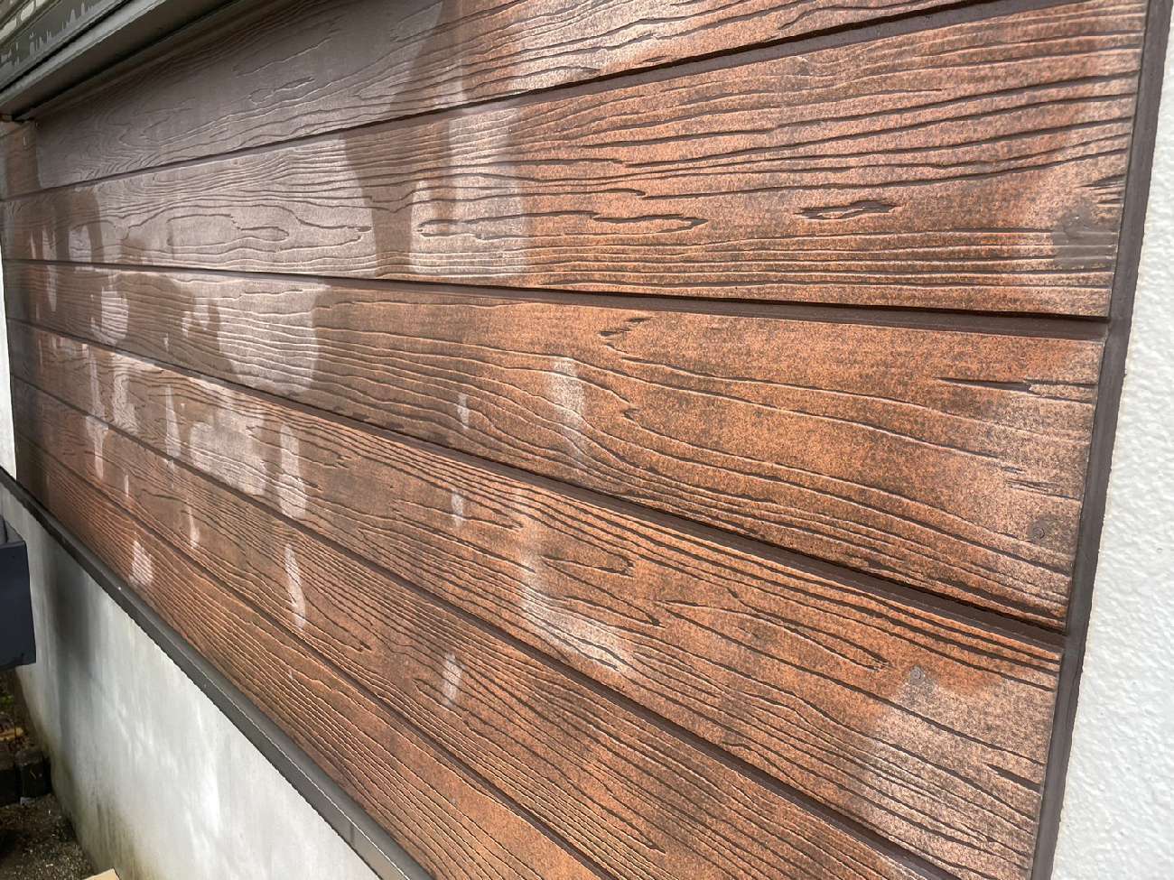 高圧洗浄後の外壁