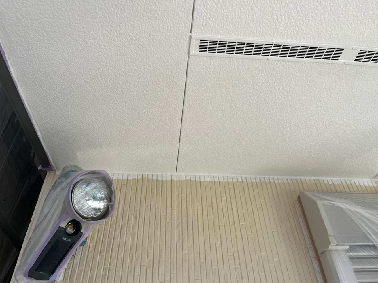 軒天塗装の仕上がり