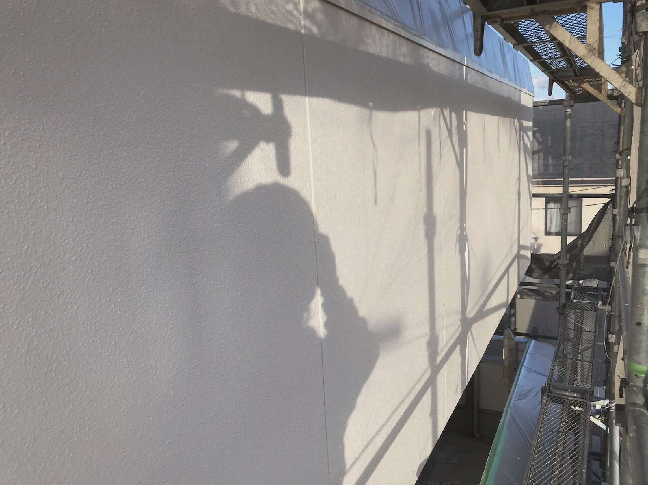 高性能フッ素塗料で塗装した外壁