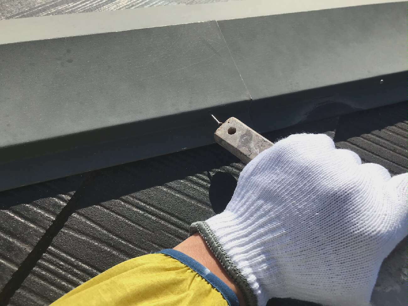 釘の再打ち込み