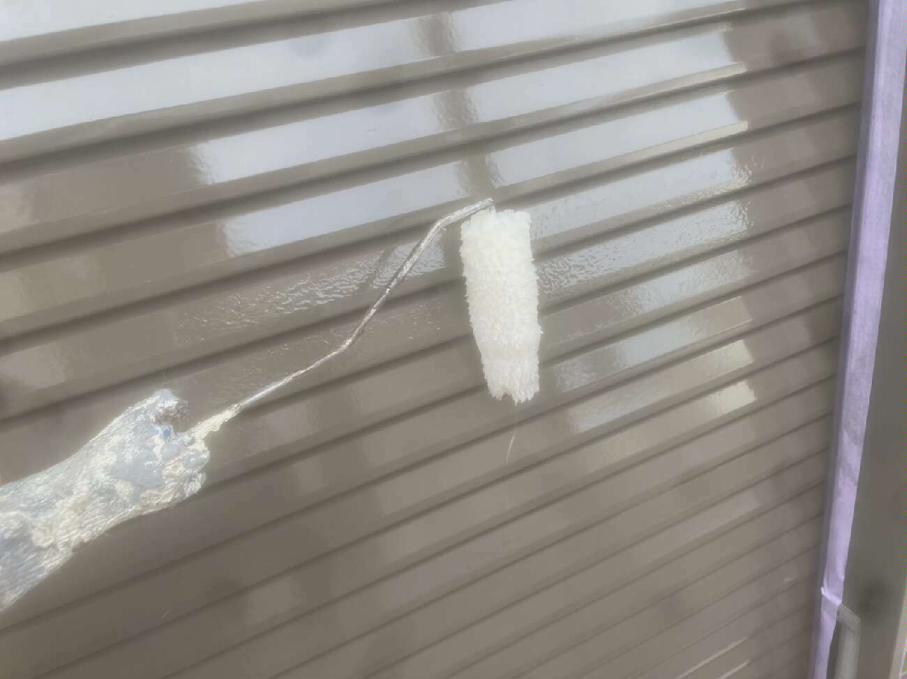 シャッターの塗装