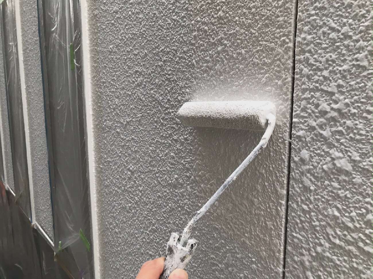 シリコン塗料を用いた外壁塗装