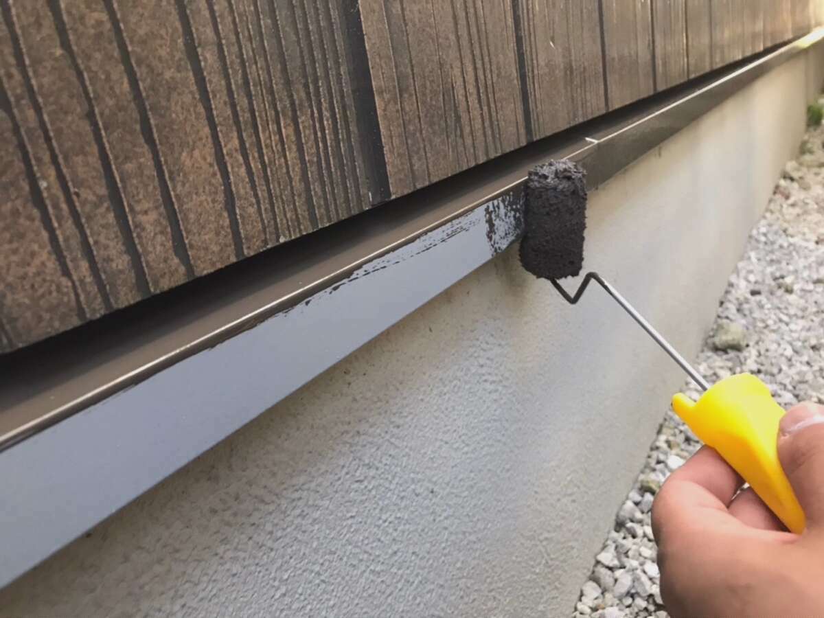 鉄部の仕上げ塗装