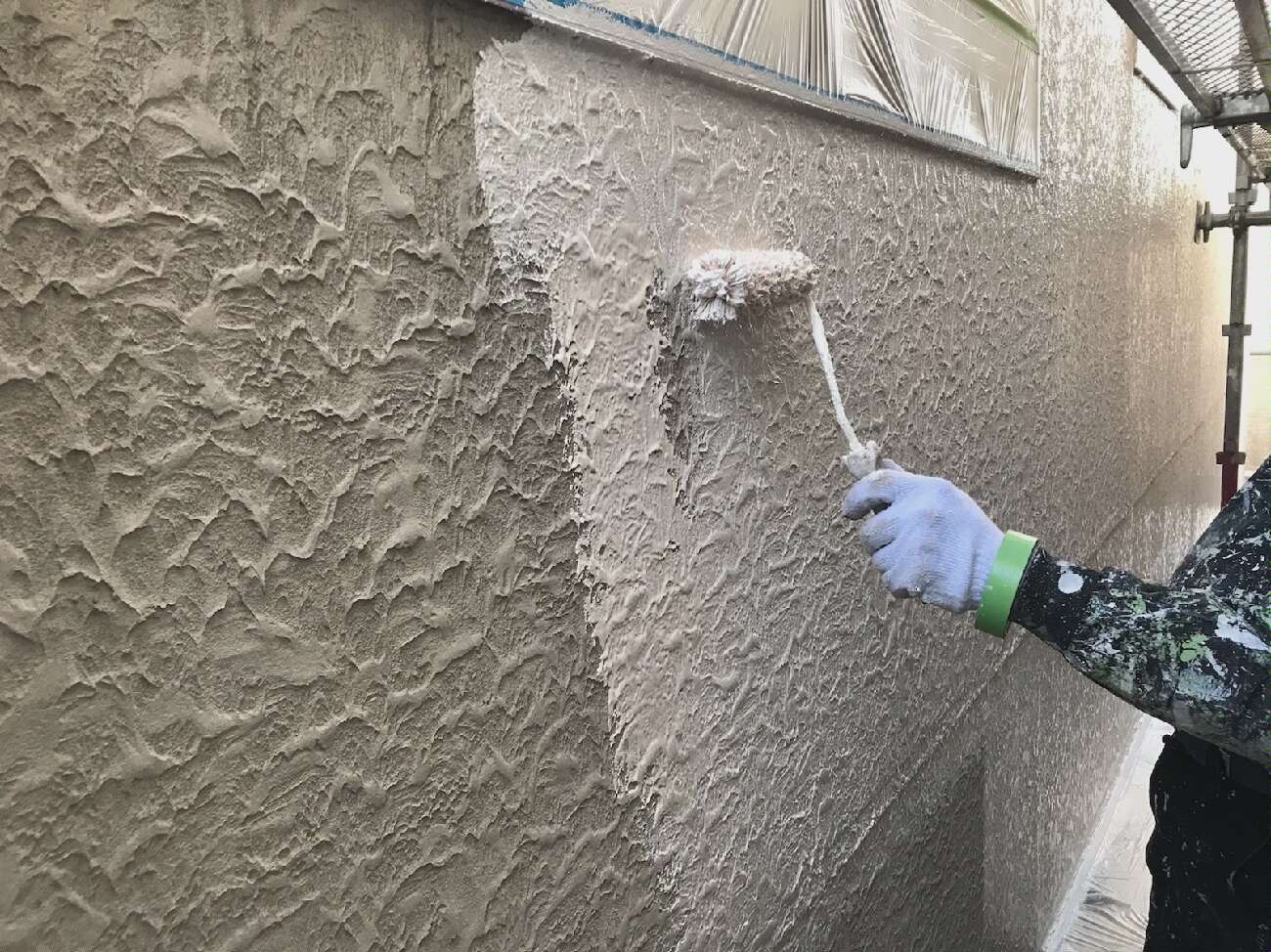 外壁塗装の下塗り